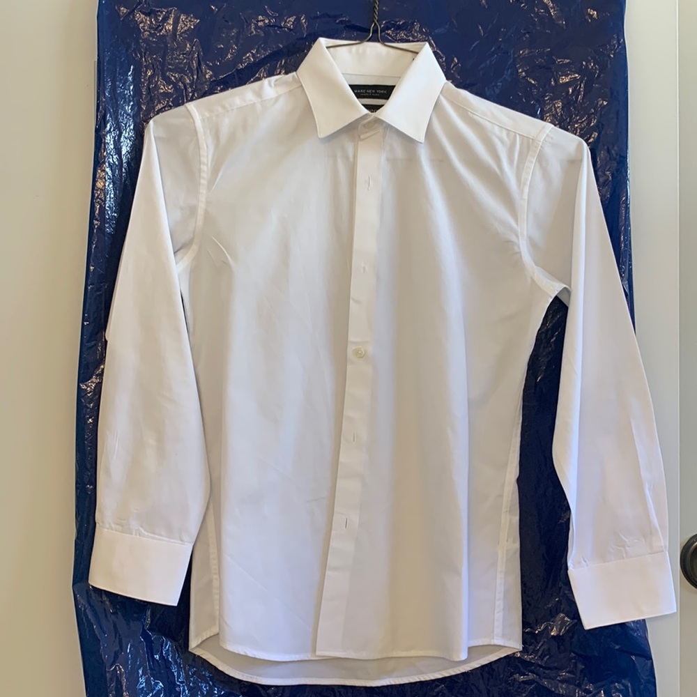 Marc New York White Boys Button Down
